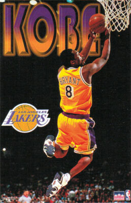1998 Kobe Bryant Reverse Dunk Los Angeles Lakers Original Starline