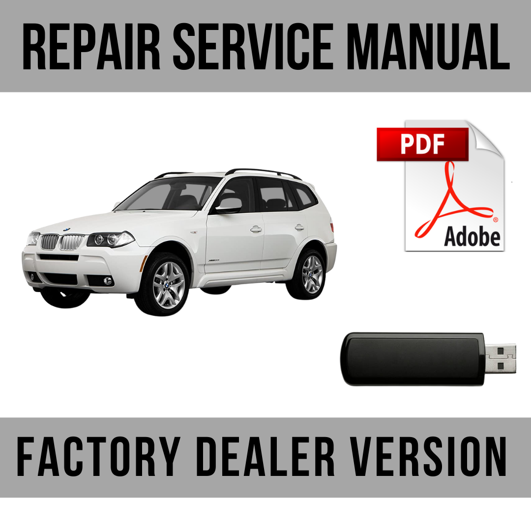 BMW X3 2003-2010 Shop Repair Manual e83 2.0L 2.5L 3.0L USB | eBay