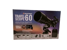 Celestron Travel Scope 60 Refractor Telescope with Tripod and Backpack, 22002-DS