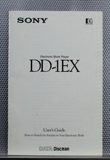 Vintage Sony DD-1EX Data Discman Catalog