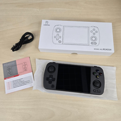 Anbernic RG405M Retro Handheld Game Console - Black, Open-Box, No MicroSD Card