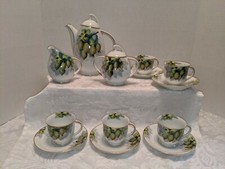 Vintage Ohata China Made In Occupied Japan Tea Set With Gold Trim