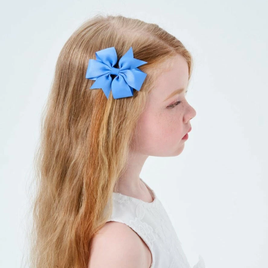 40 Pcs in Pairs 3" Boutique Hair Bows Clips Accessories For Girls Toddlers Kids - Image 4 of 4