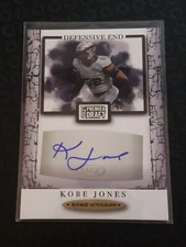 2021 SAGE HIT Premier Football Autograph Black A121 Kobe Jones