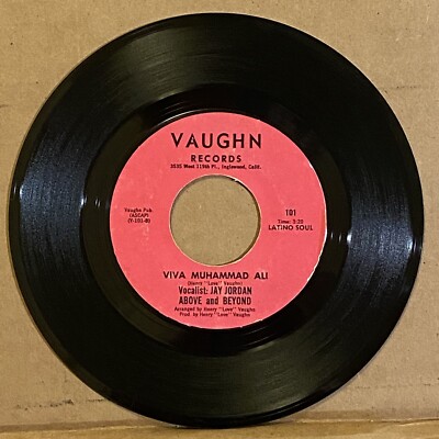 HEAR! RARE VG+ FUNK SOUL 45 Above and Beyond We Love You Muhammad Ali VAUGHN