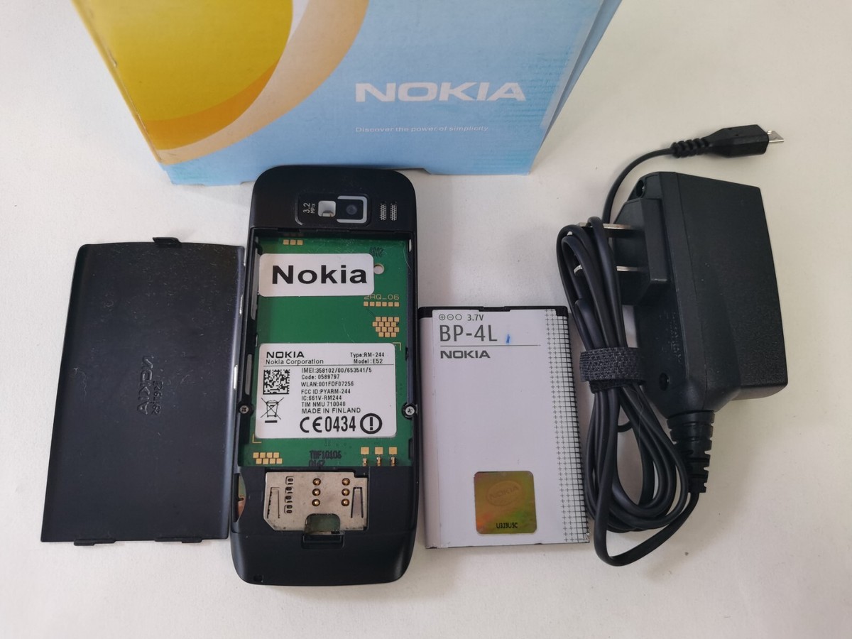 Nokia E52 - 60 MB - Black (Unlocked) for sale online | eBay