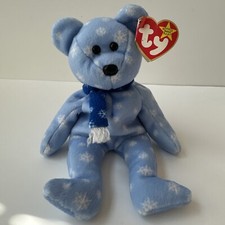 Ty Beanie Babies 1999 Holiday Teddy - Rare Tag Errors