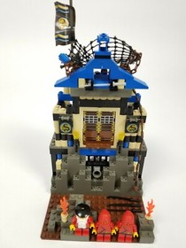 LEGO Ninja 3052 Ninja's Fire Fortress Complete Red Ninja Master Cannon Dragon