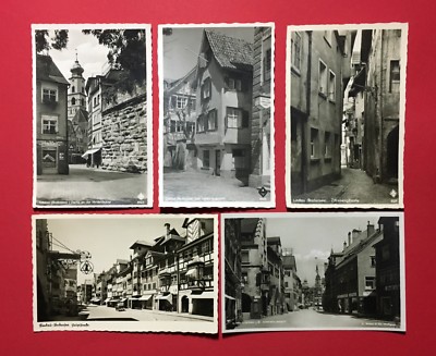 5 x Photo Postcard Lindau on Lake Constance around 1931 Heath Wall, to love Augustin (45858