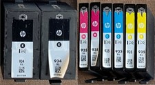 8 Genuine HP Virgin EMPTY Ink Cartridge HP 935 934XL Black Cyan Magenta Yellow