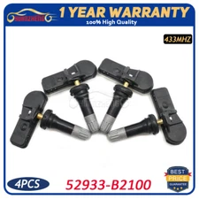 52933-B2100 4PCS TPMS Tire Pressure Monitor Sensor For Kia Sedona Soul 433MHz