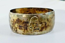Serviettenring aus 800er mit Monogramm (da6661)