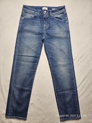 Closed Ladies Denim Jeans C91114 Jay Relax Size 28 Made In Italy