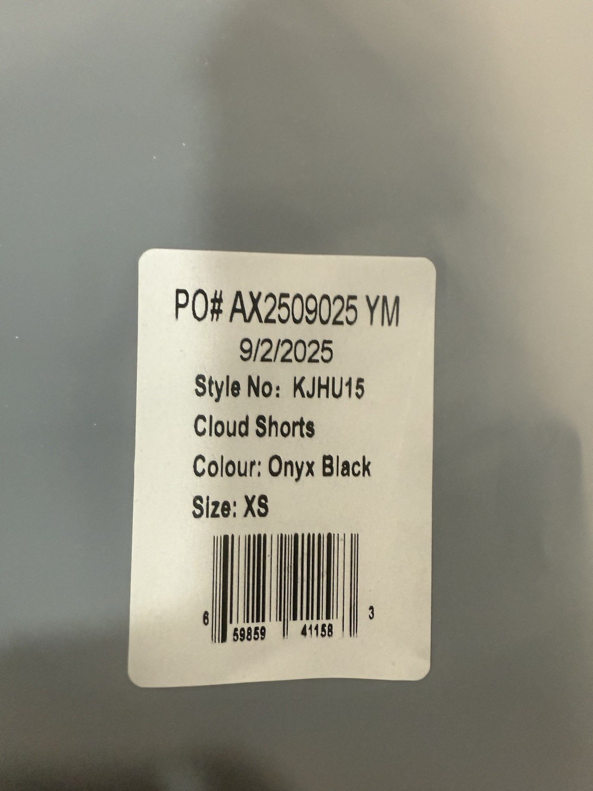 Comfrt Cloud Shorts Onyx Black