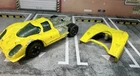 Hot Wheels Redline 1973 Porsche 917 Lemon Yellow Enamel, Broken Hatch, Vintage