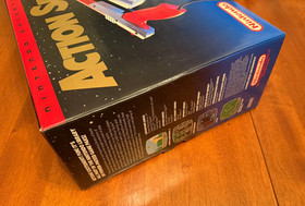 Sello ovalado NES Action Set de 1990, completo en caja sistema nintendo f&aacute;brica COMO NUEVO