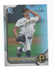 2022 Bowman Draft Chrome HUNTER BARCO Refractor #BDC-103 1st Bowman RC Y433