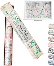 Scented Drawer and Shelf Liners - Vintage Charm - Six (6) Large 14 x 19.6 Inch S