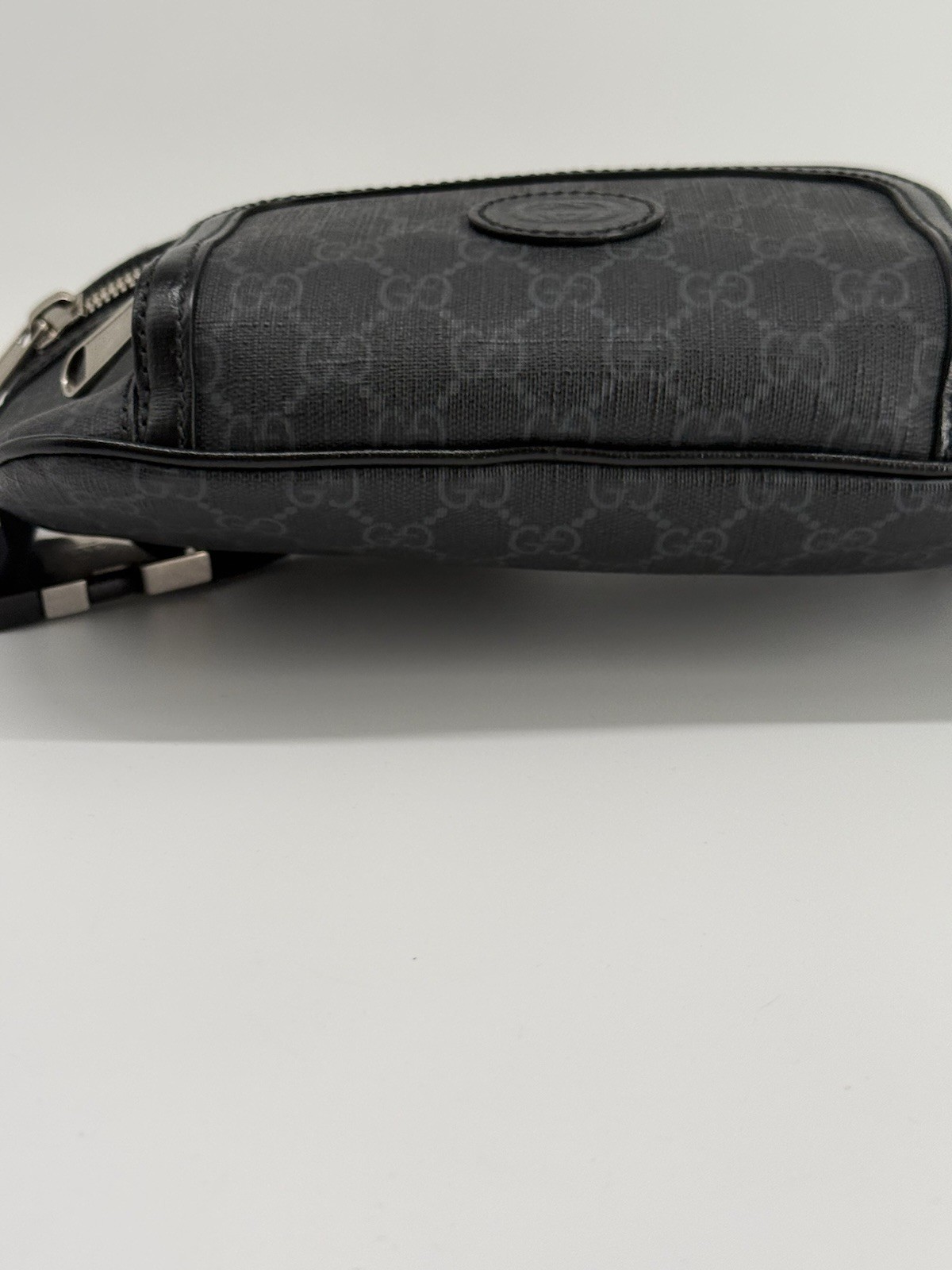 Gucci Supreme Monogram Canvas Interlocking G Patch Belt Bag thumbnail 10