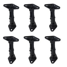 VideoSecu 6 Black Universal Satellite Studio Speaker Mounts/Brackets