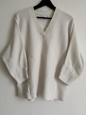The White Company Kaschmirmischung Strickpullover Gr. L
