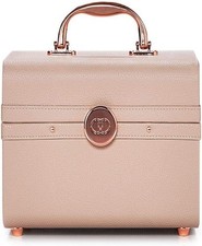 Caboodles Life  Style Small Train Case, Makeup One Size, Cream White