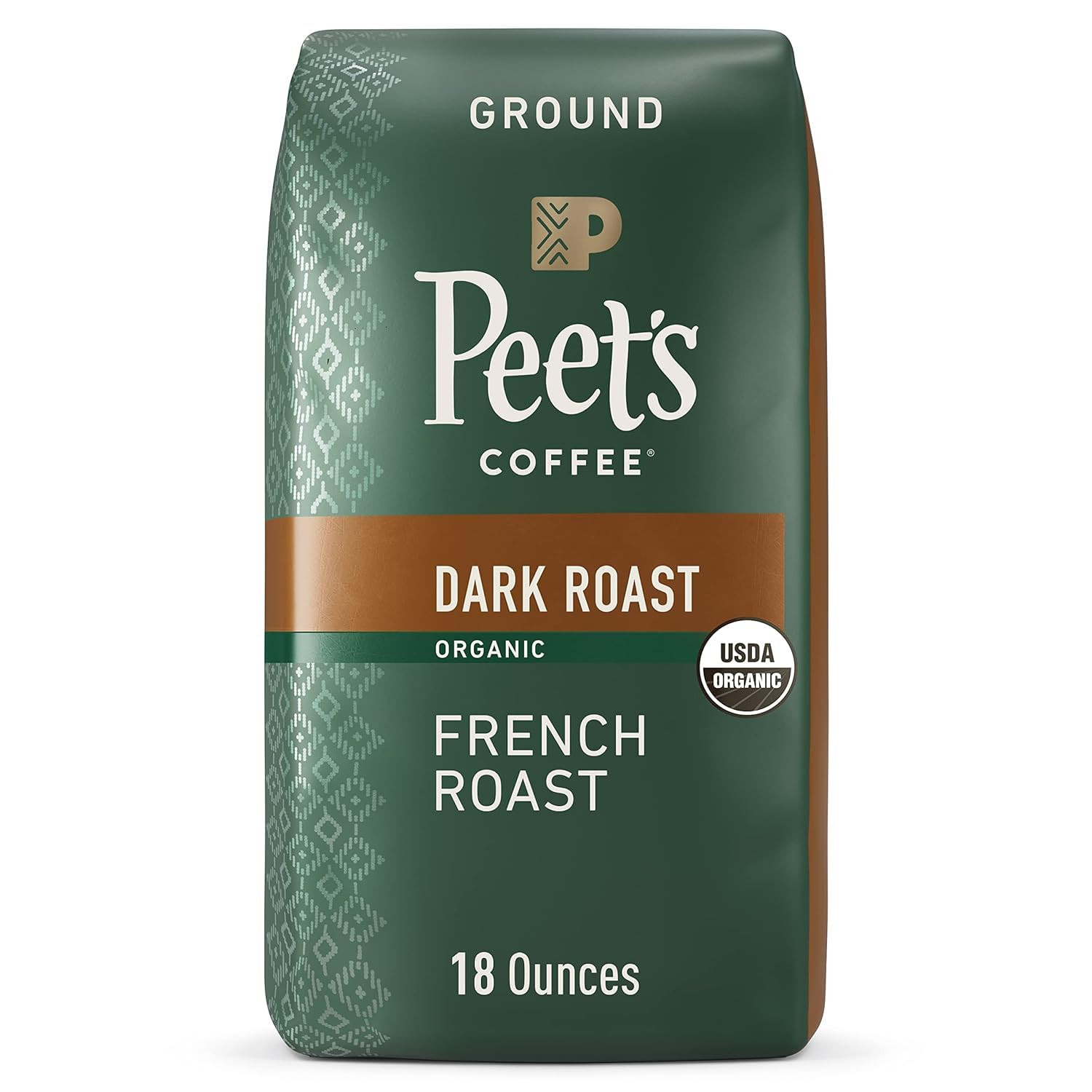 Peet's Coffee Organic Dark Roast French Roast Ground Coffee,