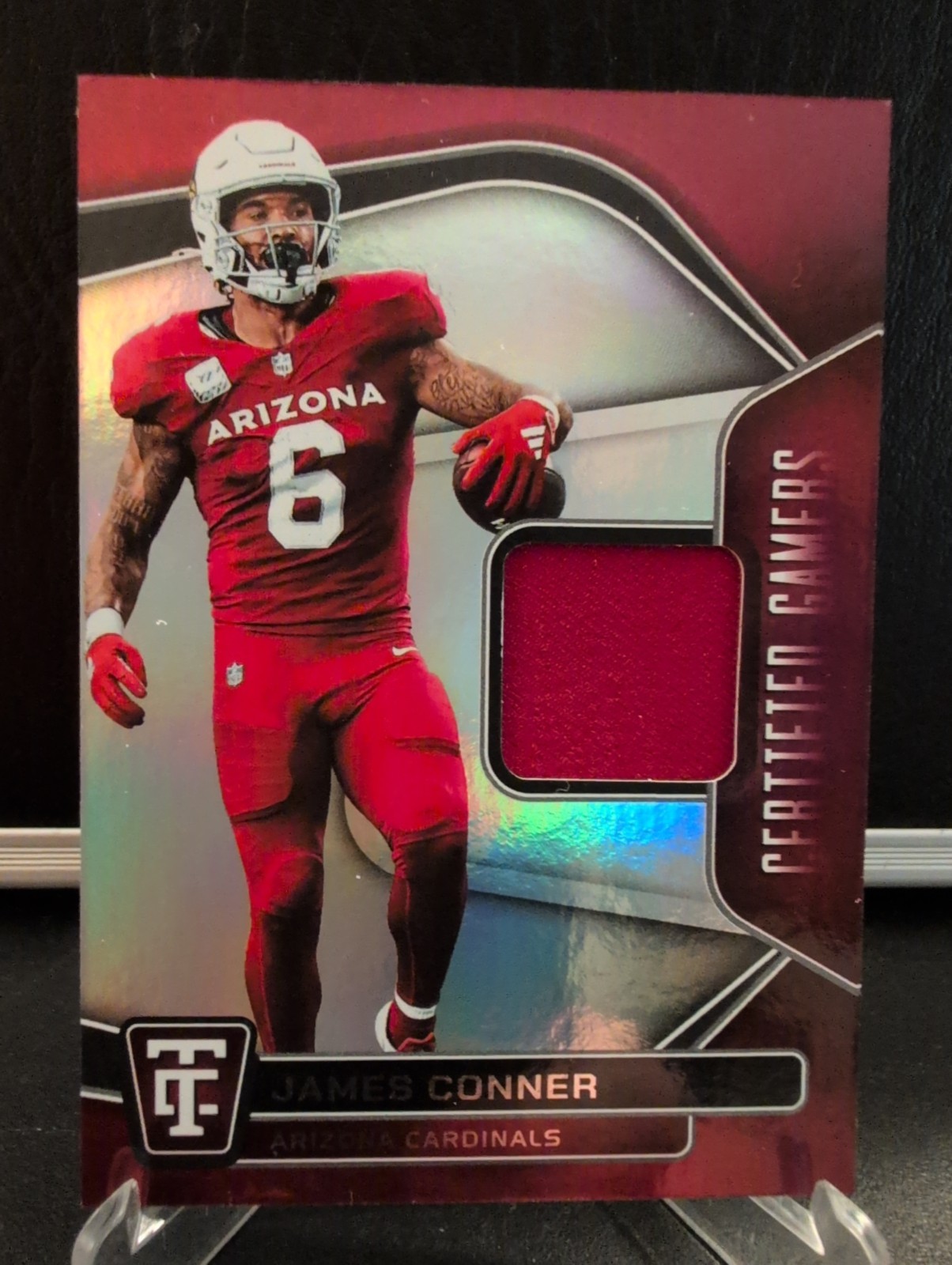 2024 Panini Totally Certified James Conner Certified Gamers Jersey #CG-JCR