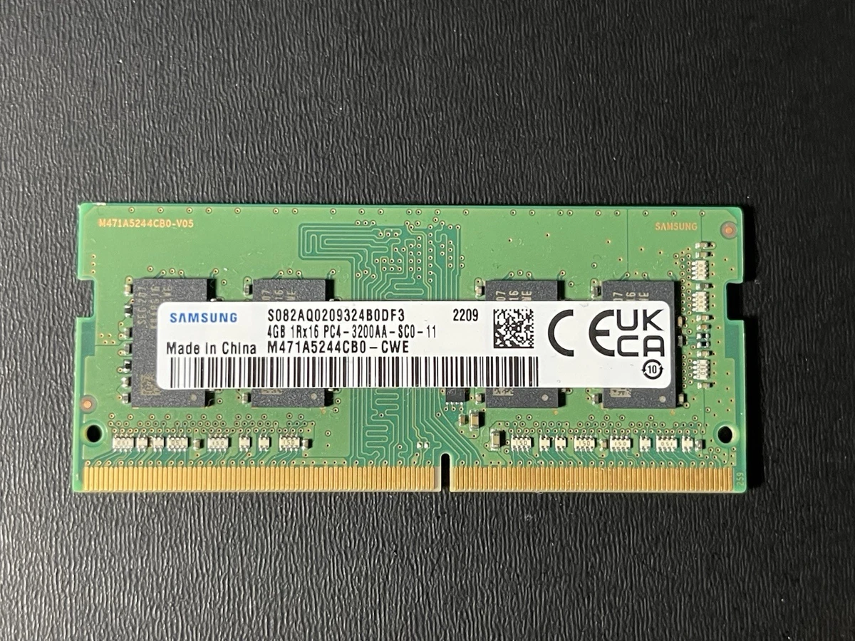 Samsung DDR4 SDRAM 4 GB Capacity per Module Memory (RAM) for sale