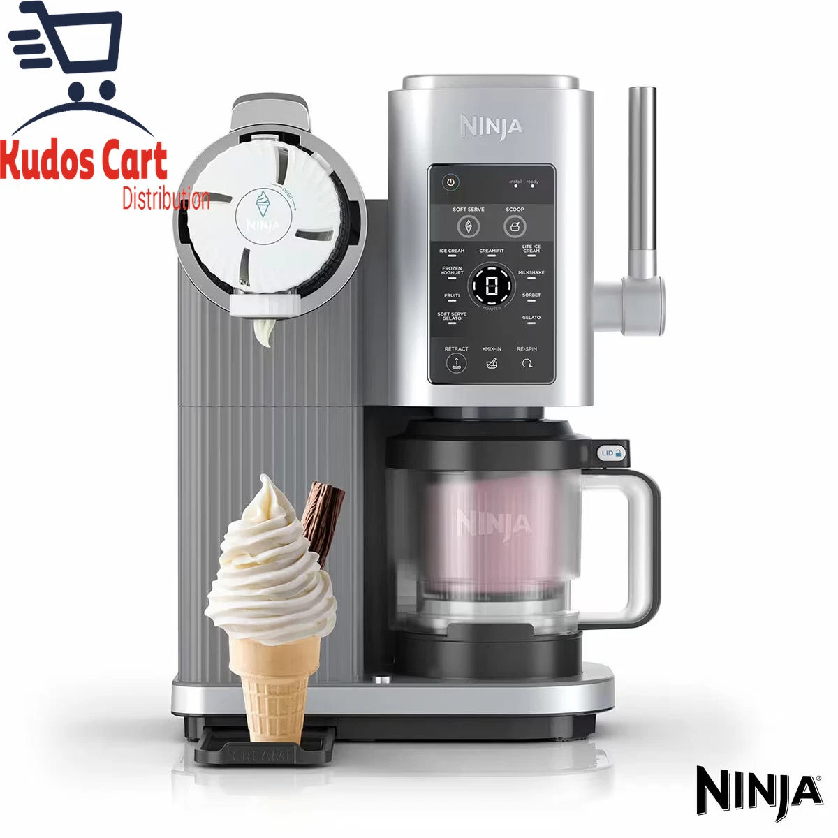 Swirl by Creami 13-In-1 Soft Serve & Ice Cream Maker, NC701UK