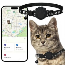 Cat Tracker GPS Collar for Cats Electronic Pet Locator Only iOS Waterproof ...