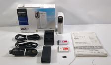 SONY HDR-GW77V White Waterproof Full HD Handycam 20.4MP Camcorder Japan
