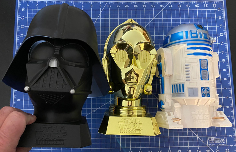 Kellogg's Star Wars Revenge of the Sith Cookie Jars Mail Away Set Darth Vader
