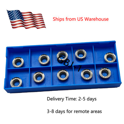 10pcs RCGT10T3MO-AK N01 CNC Round Inserts 10mm Dia for Aluminum Turning