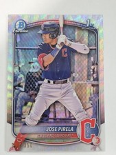 2025 Bowman Chrome Jose Pirela (RC) 1st Bowman Wave Refractor /350