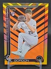 2025 Topps Update Series - Tanner Gordon #US8 Holiday Orange & Black Foil (RC)
