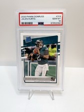 2020 Panini Donruss Rated Rookie Jalen Hurts RC. Philadelphia Eagles PSA 10