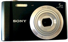 SONY Cyber Shot DSC-W800 Camera, Black- For parts or not working
