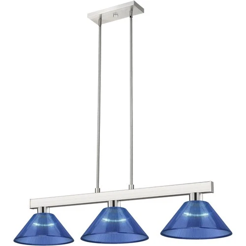 Z-Lite 152BN-ARDB Cobalt Billiard Light Brushed Nickel - Picture 1 of 5
