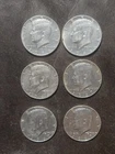 3 -1966 & 3 -1967 Kennedy Half Dollar SCARCE 40% Silver Very Lightly Circulated
