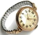 Rolex Antique 9Ct Gold Cased Wristwatch Glasgow Import Mark 1928 Vintage Rare