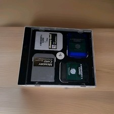 PlayStation Memory Card Lot of 4 In Jewel Case Pelican Performance