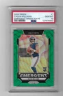 PSA 10 GEM MINT CALEB WILLIAMS 2024 PRIZM EMERGENT - GREEN WAVE ROOKIE #1 BEARS
