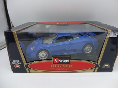 Bburago Bugatti EB 110 1991 Gold Collection 1:18 Modellauto Reinschauen !!!