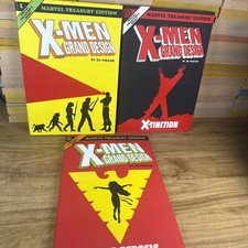 Marvel Grand Design Treasury Edition Lot - 3 Books - X-Men Grand Design Genesis