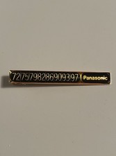 Vintage Panasonic Promo Salesman Tie Clip Gold