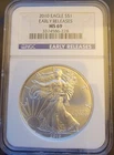 2010 American Eagle NGC MS69 Early Release Rare-0.999 Silver 1 Oz Ounce Art Coin