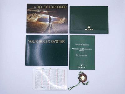 Rolex Explorer Booklet - Set - 6-Teilig - Englisch von 1.2006 -