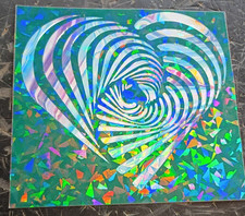 Holographic Heart Vinyl Sticker