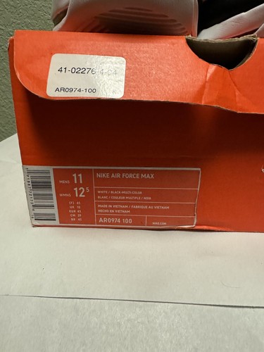 Nike Air Force Max Black Multi-Color (Men's Size 11) *Brand New / Never Worn* - Picture 6 of 10